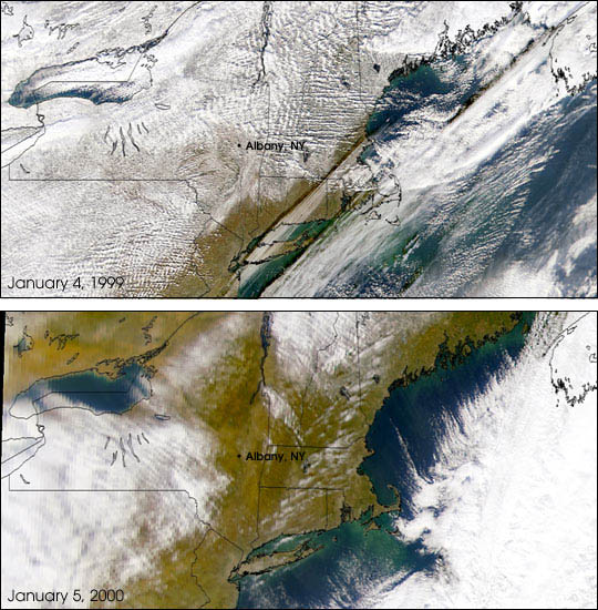 Decreasing Snowfall in North America