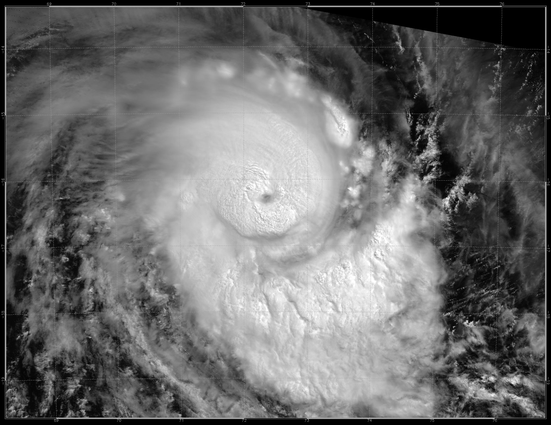 Cyclone Hudah As Seen By MODIS - related image preview