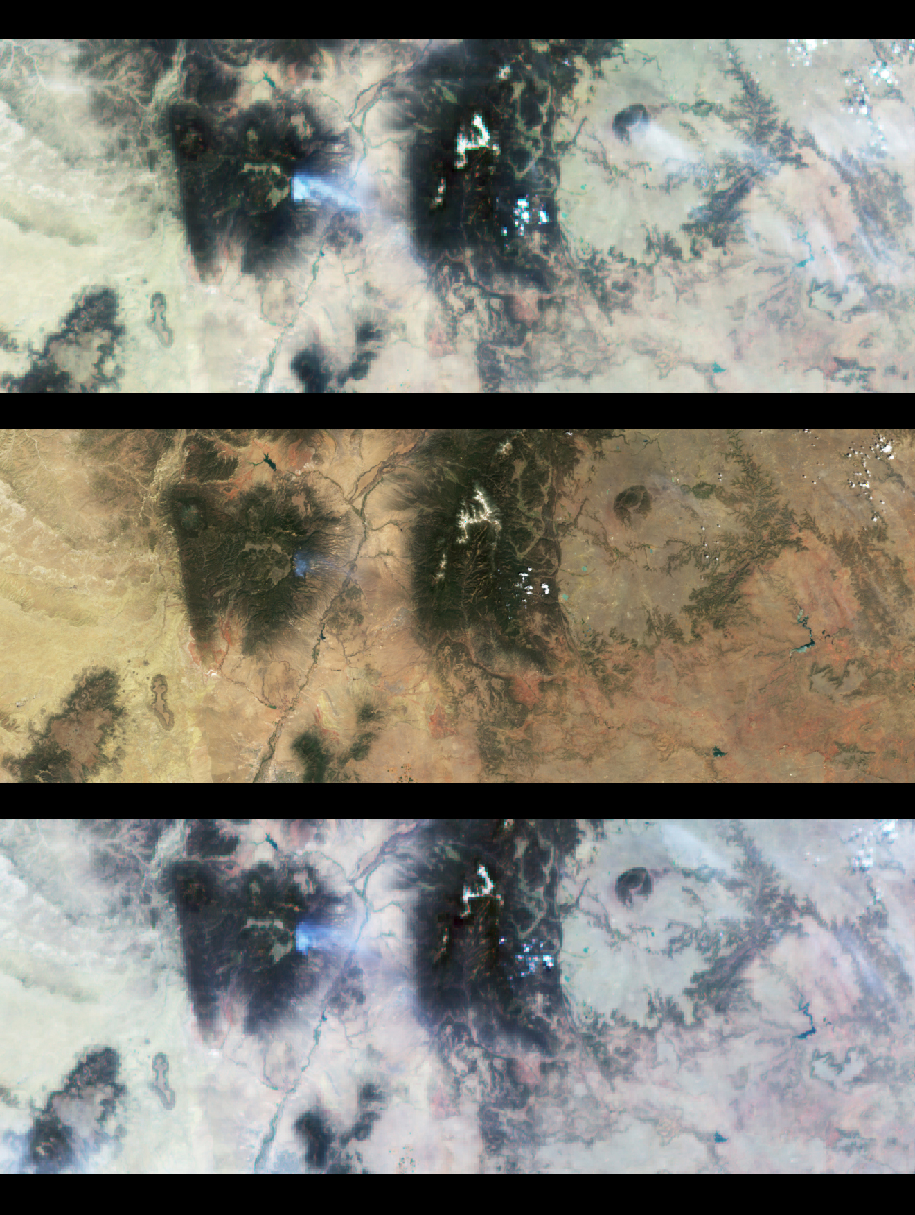 Multi-angle views of the Fire in Los Alamos, New Mexico, 9 May 2000 - related image preview