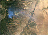 Multi-angle views of the Fire in Los Alamos, New Mexico, 9 May 2000