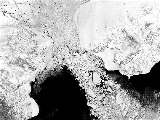 Spring Ice Chokes the Bering Strait - related image preview