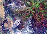 SRTM and Landsat views of Patagonia, Argentina