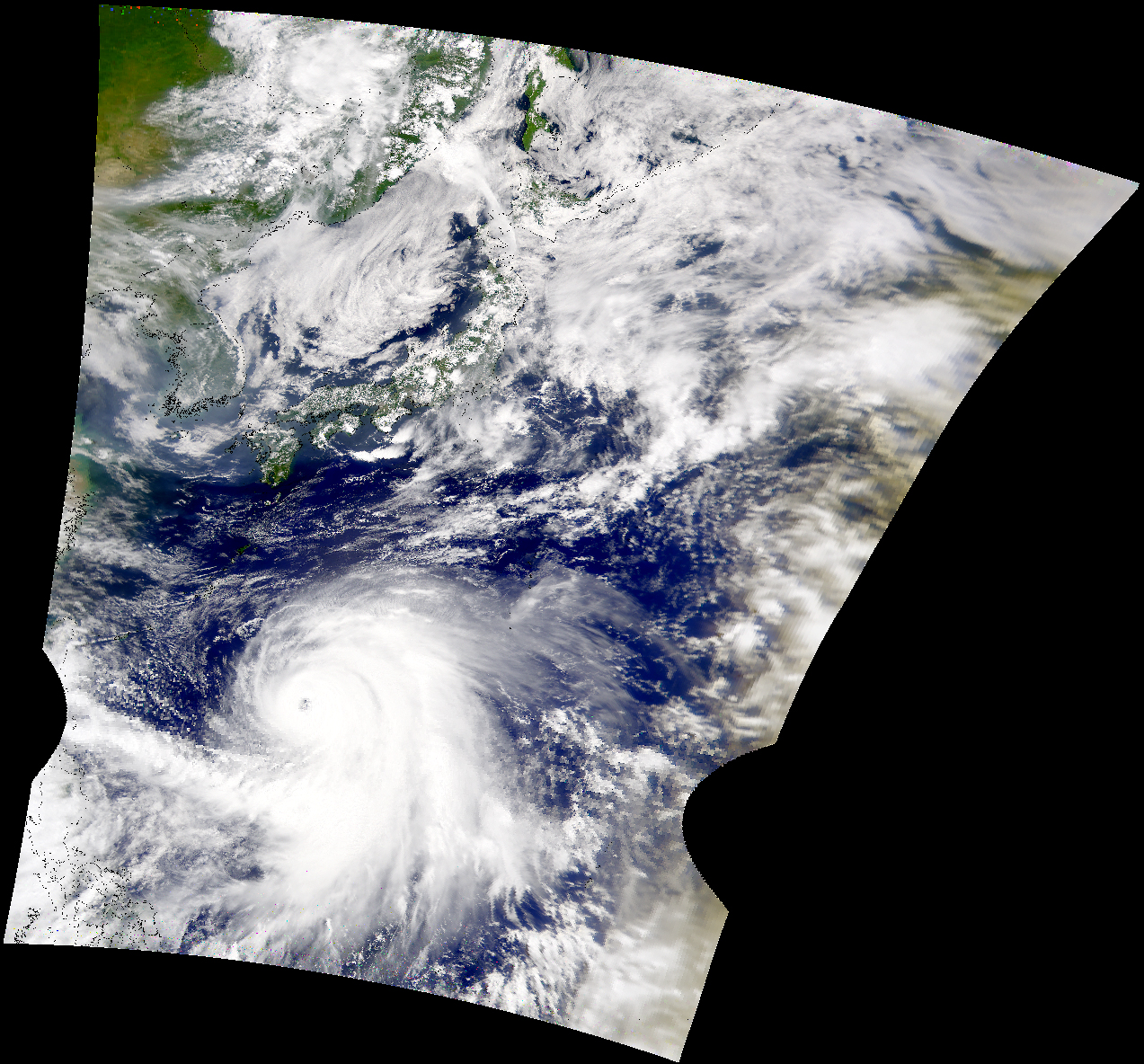 Typhoon Kirogi Spotted by SeaWiFS - related image preview