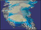 Thinning Greenland Icecap