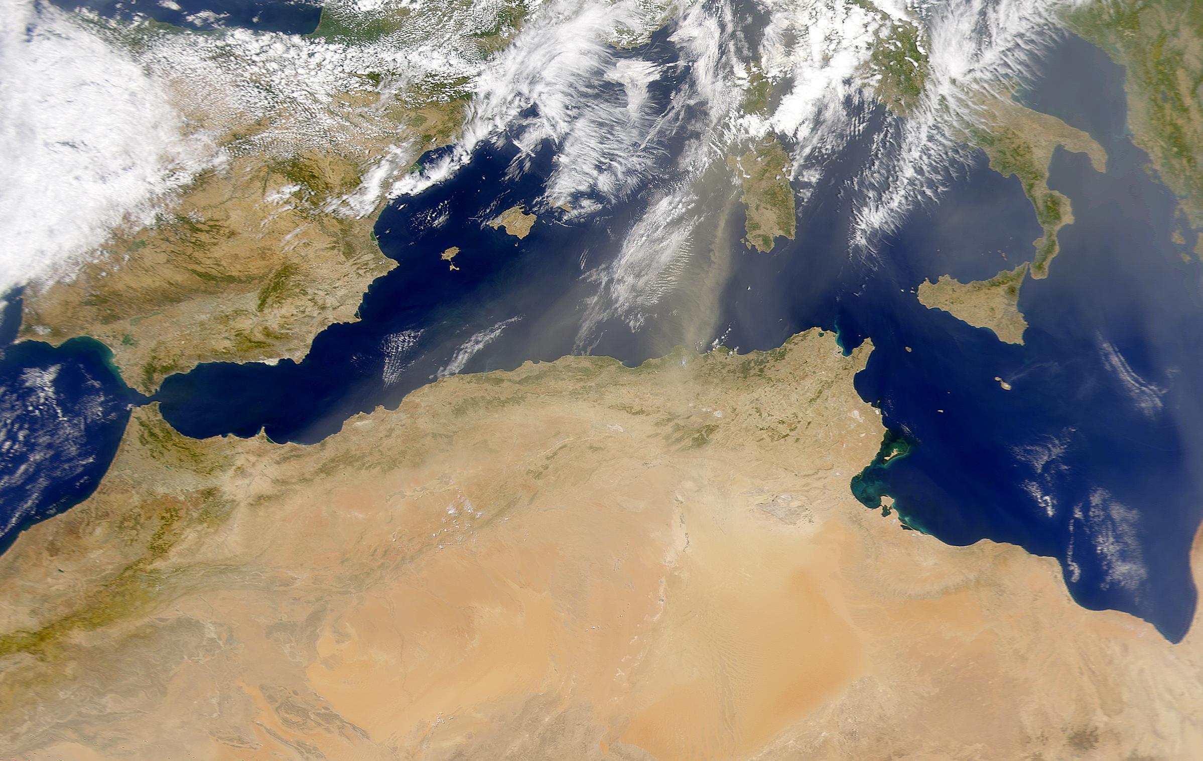 Dust in the Mediterranean - related image preview