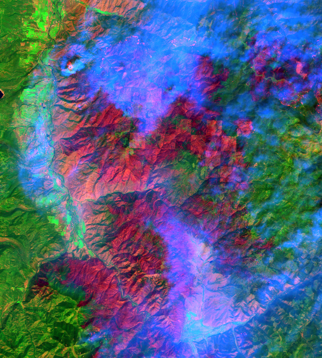 High-res View of the Montana Fires - related image preview