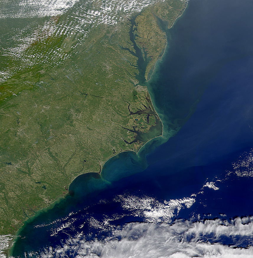 SeaWiFS Views Sediment Along Atlantic Coast - related image preview