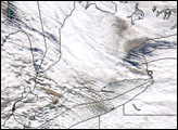 Snow From Great Lakes Covers Buffalo