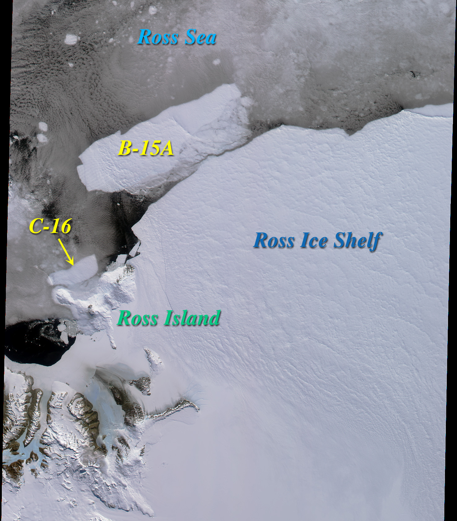 Icebergs in the Ross Sea, Antarctica
 - related image preview