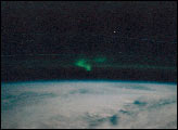Aurora from the Space Shuttle