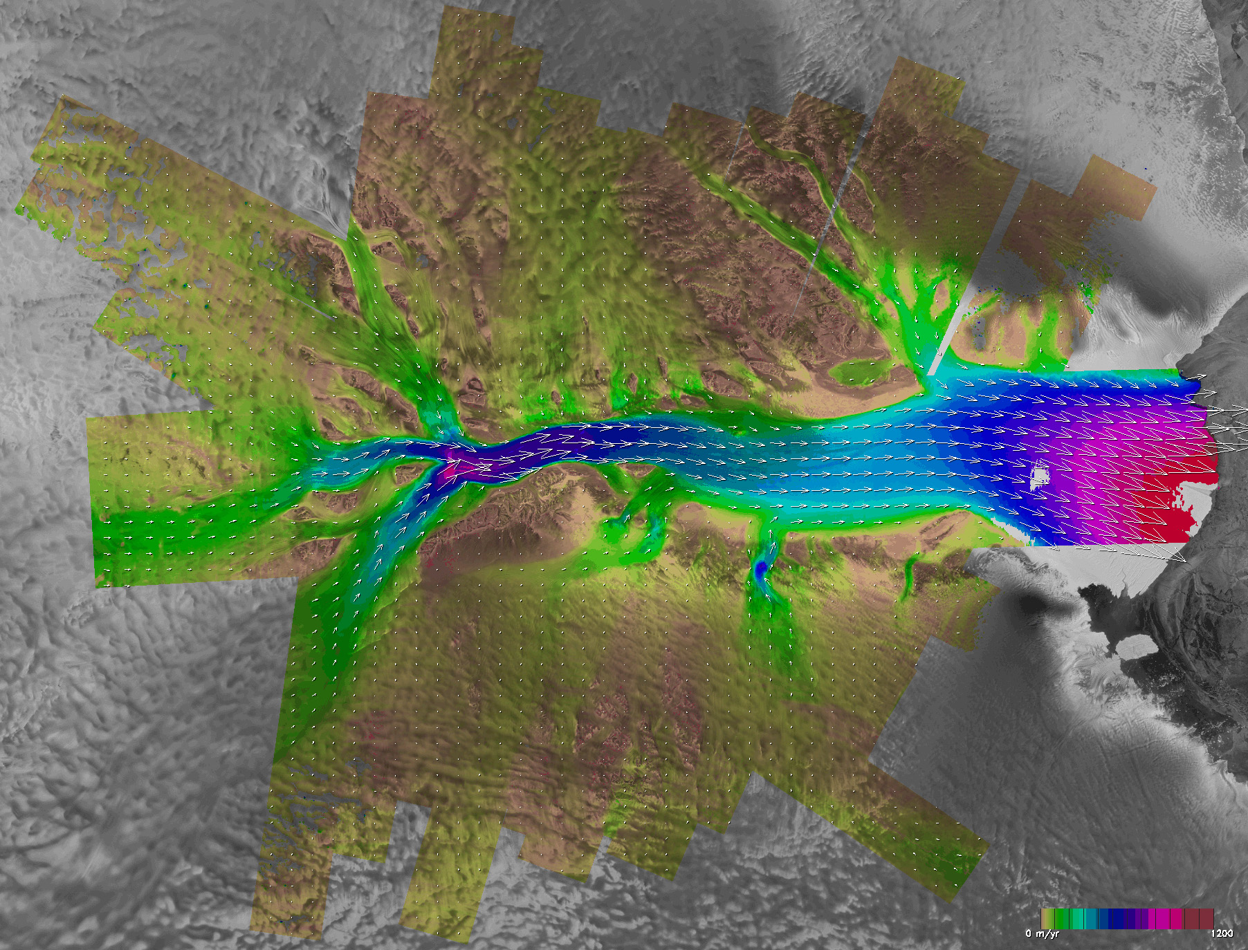 Lambert Glacier Velocity Map - related image preview