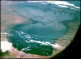 Lake Chad as seen from Apollo-7 in 1968