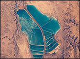 Salt Evaporation Ponds, Dead Sea - selected image