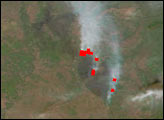 Extensive Fires in Eastern Russia