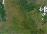 Fires in Two African Regions