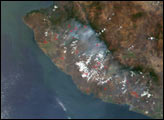 Fires in Sinaloa, Mexico