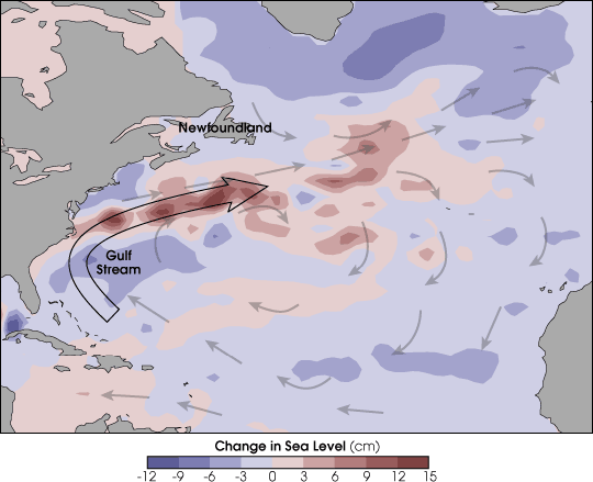 Change in North Atlantic Circulation