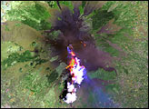 Lava Flows on Mt. Etna