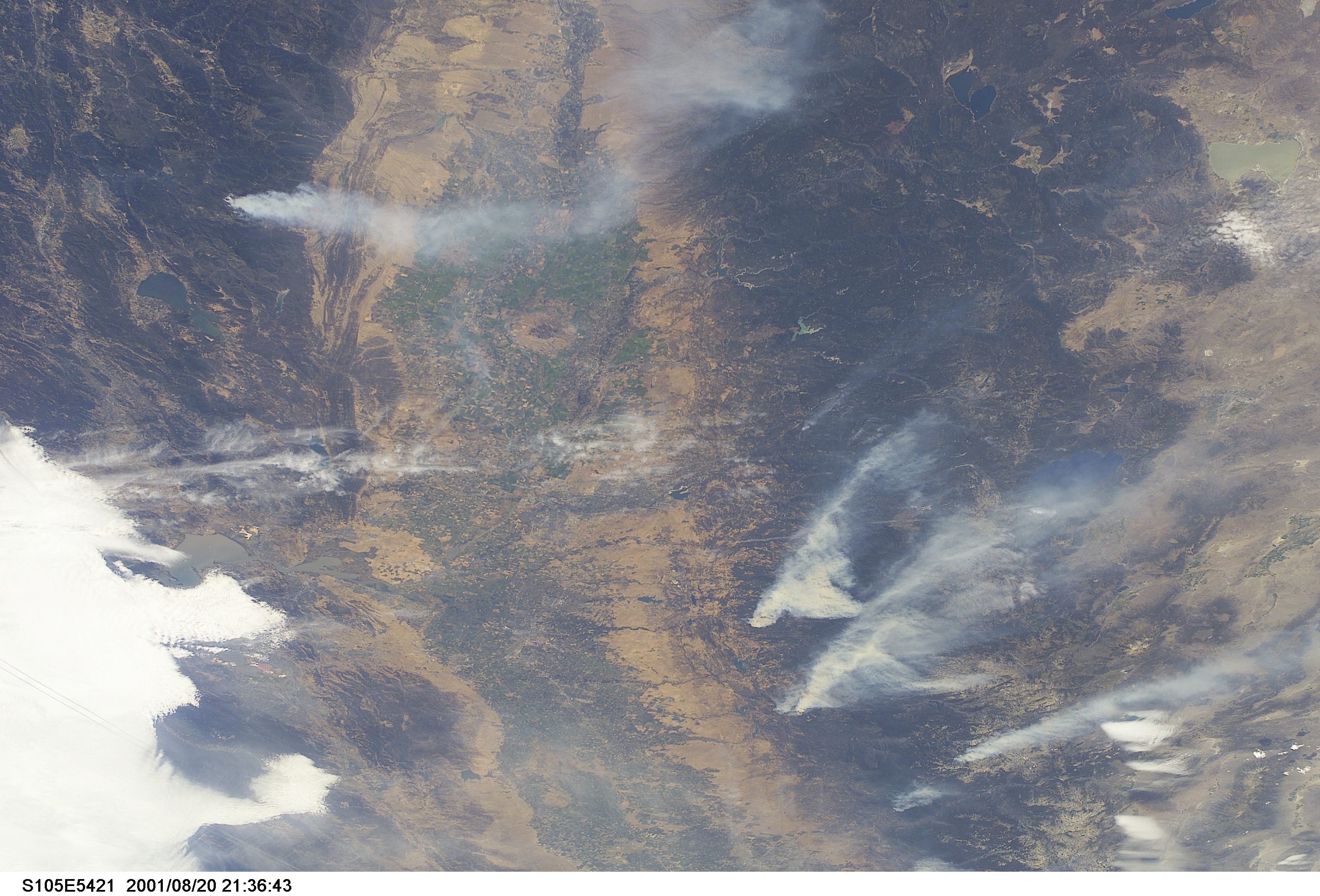 California Wildfires as Seen From the Space Shuttle - related image preview