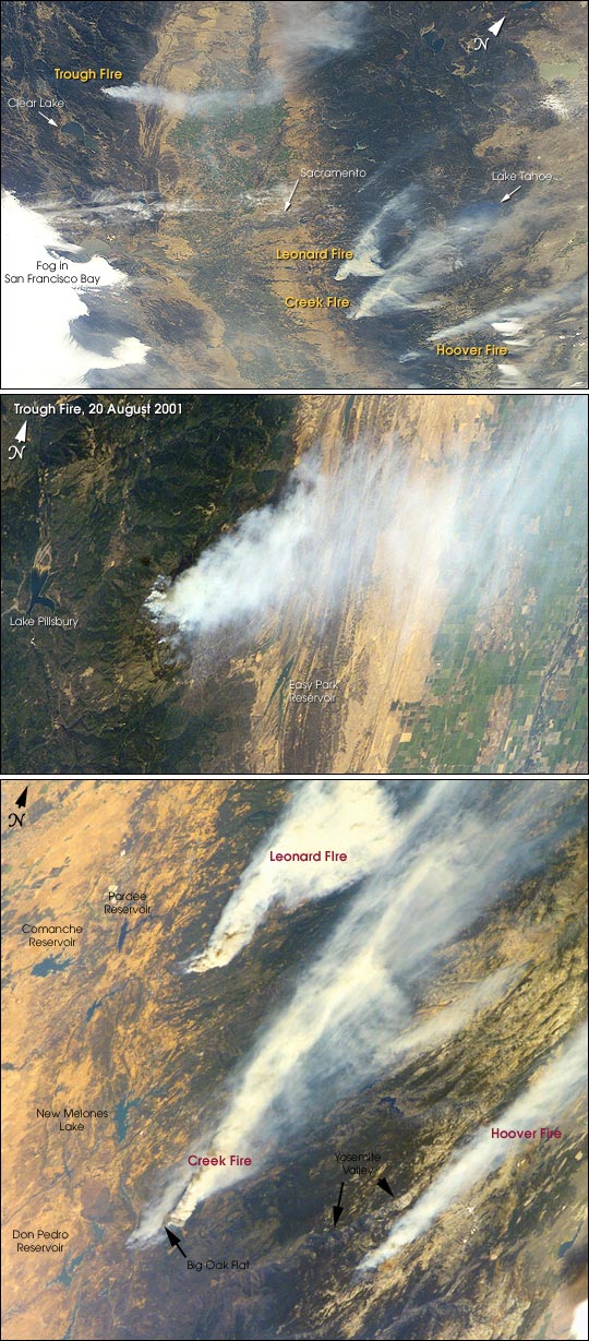 California Wildfires as Seen From the Space Shuttle - related image preview