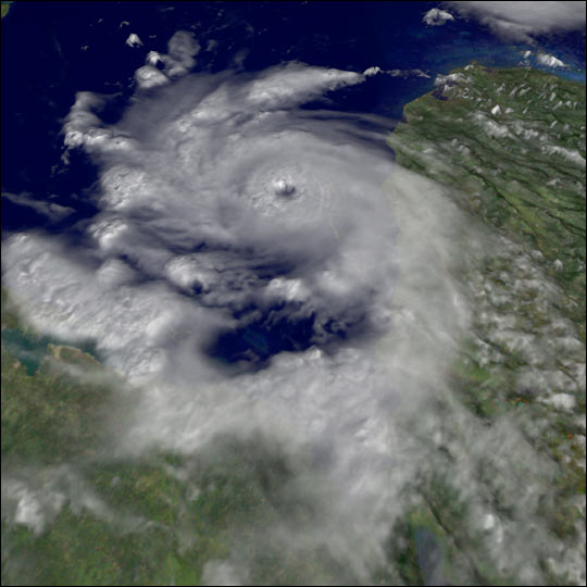 Hurricane Iris Hits Belize