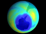 Antarctic Ozone Hole on September 17, 2001