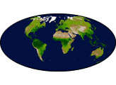 Global Enhanced Vegetation Index - selected image