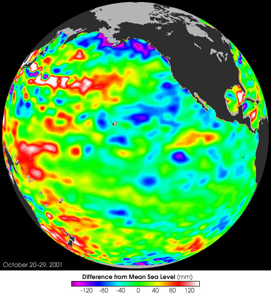 Pacific Decadal Oscillation, October 2001