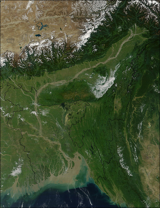 Valley of the Brahmaputra, India