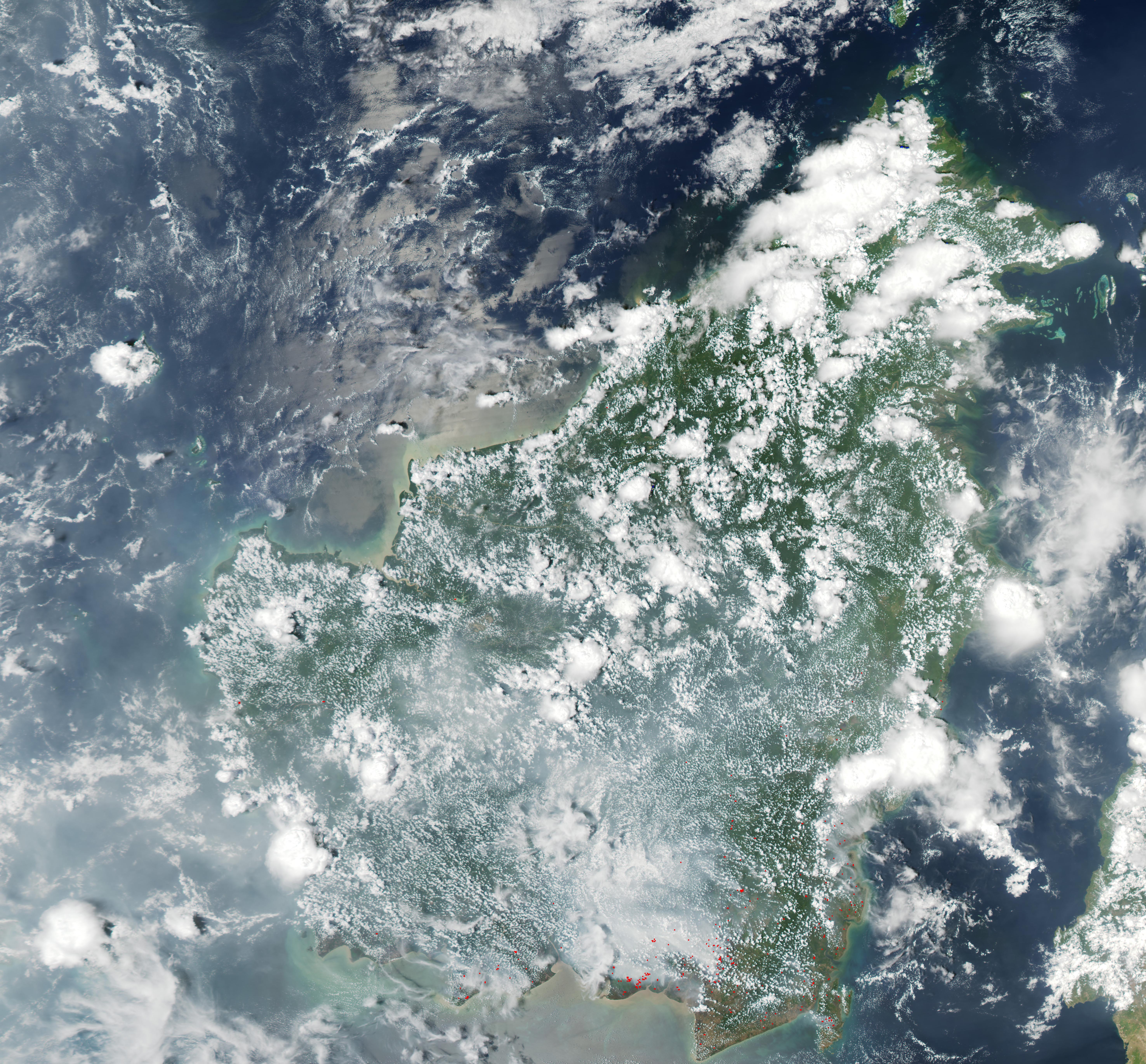 Widlfires and Haze over Borneo - related image preview