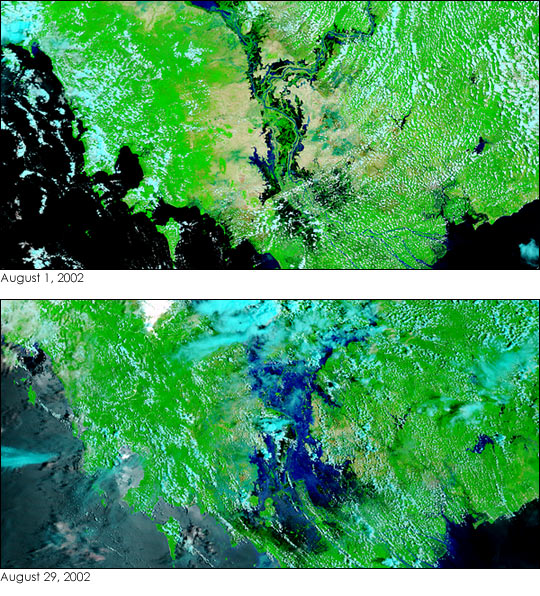 Flooding in Indochina