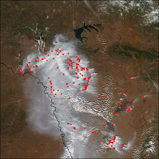 Fires and Smoke in Eastern Russia