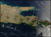 Fires Burn in Java?s Islands of Forest