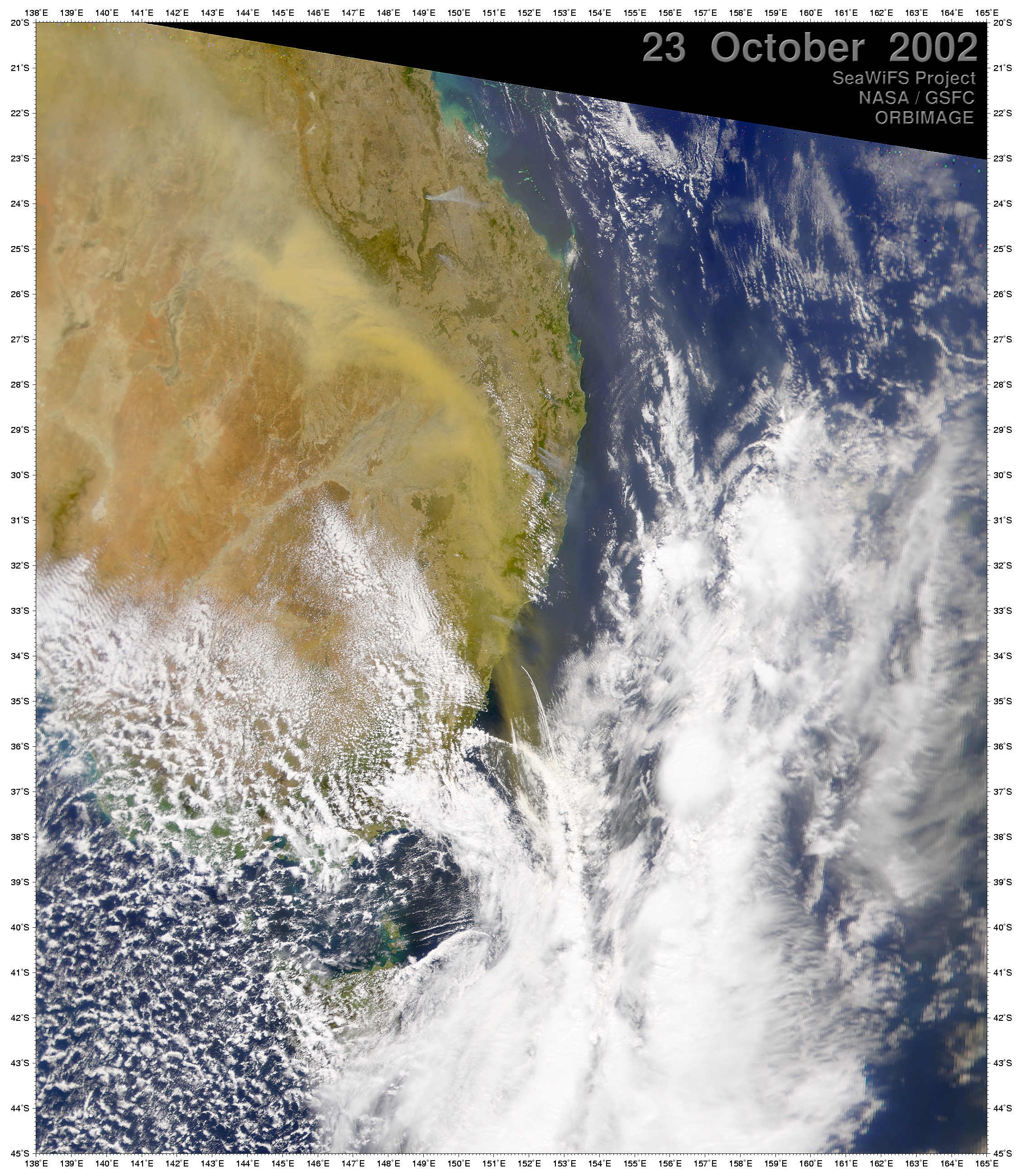 Dust Storm over Eastern Australia - related image preview