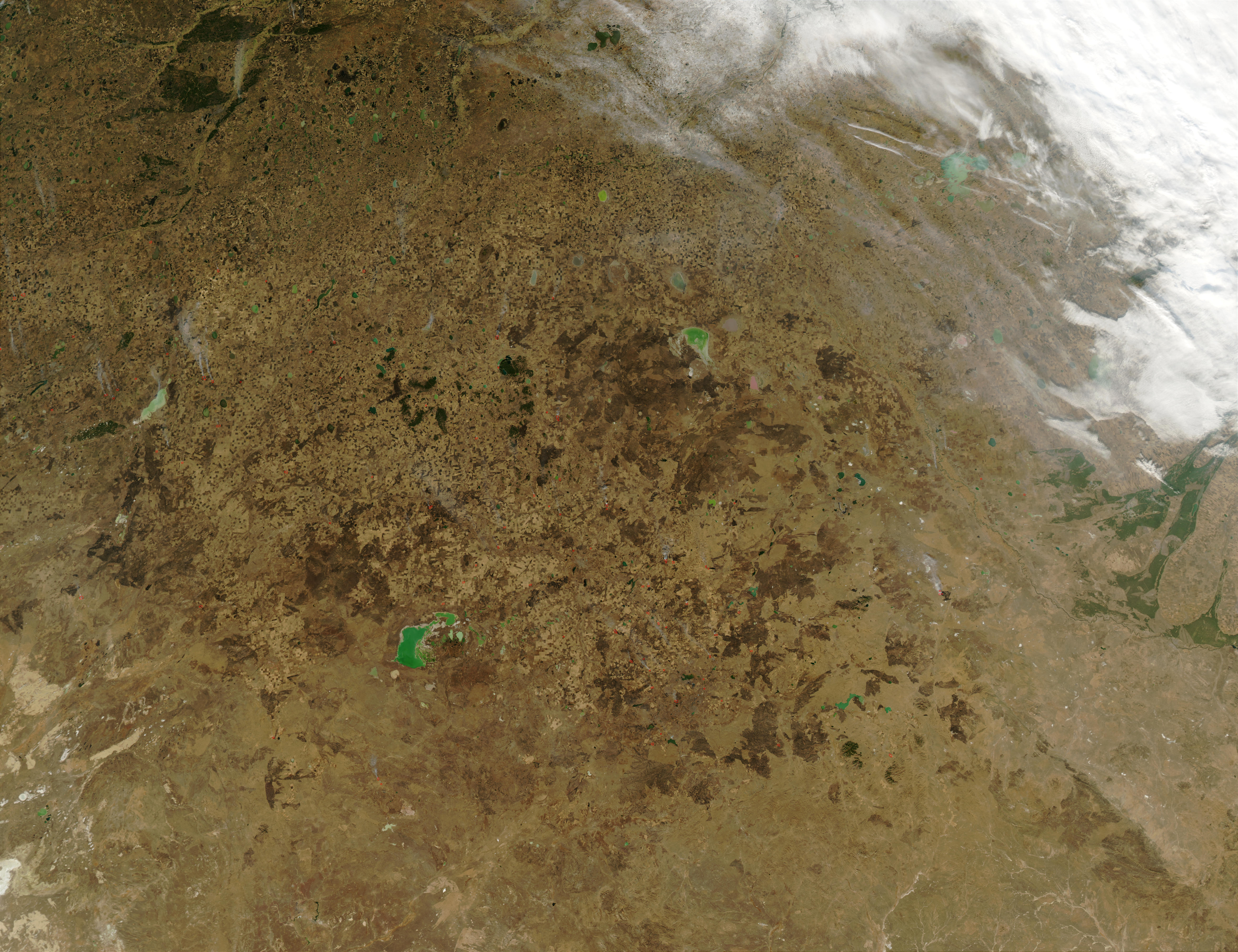 Burn Scars and Late-Season Fires in Kazakhstan - related image preview