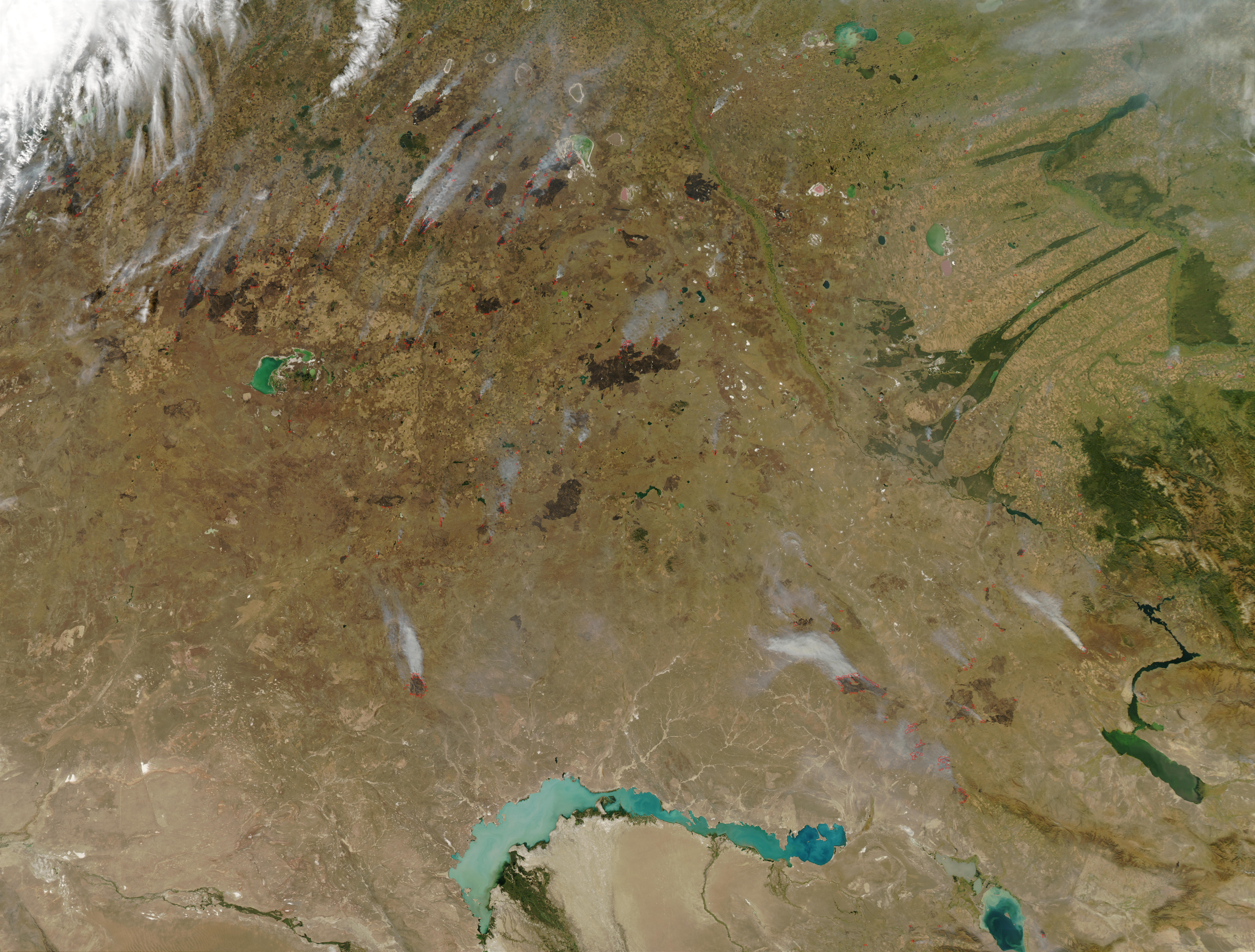 Burn Scars and Late-Season Fires in Kazakhstan - related image preview