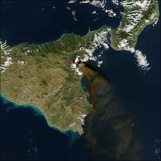 Eruption of Sicily's Mt. Etna