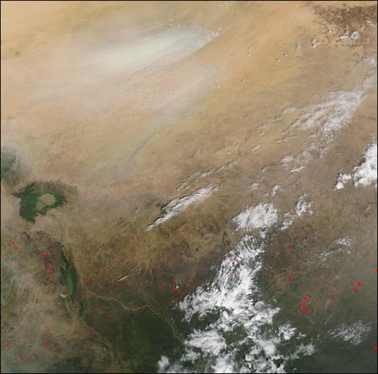 Saharan Dust Storm in Chad