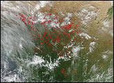 Fires in West Africa