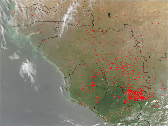 Fires in West Africa - related image preview