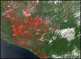Fires in West Africa