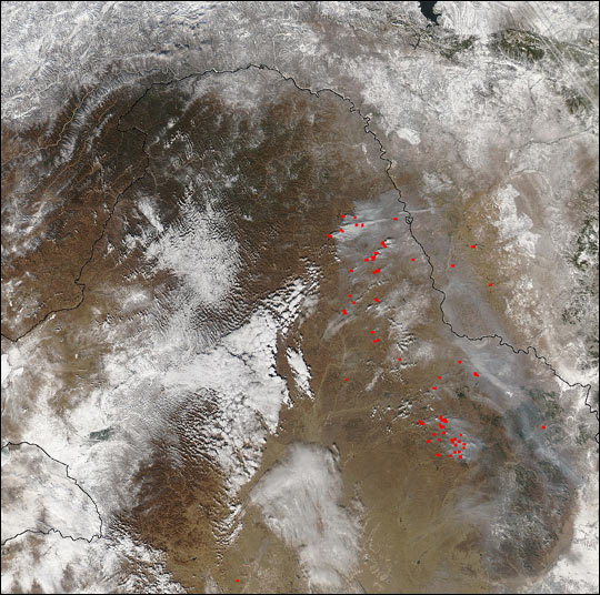 Late-Season Fires near Amur River - related image preview