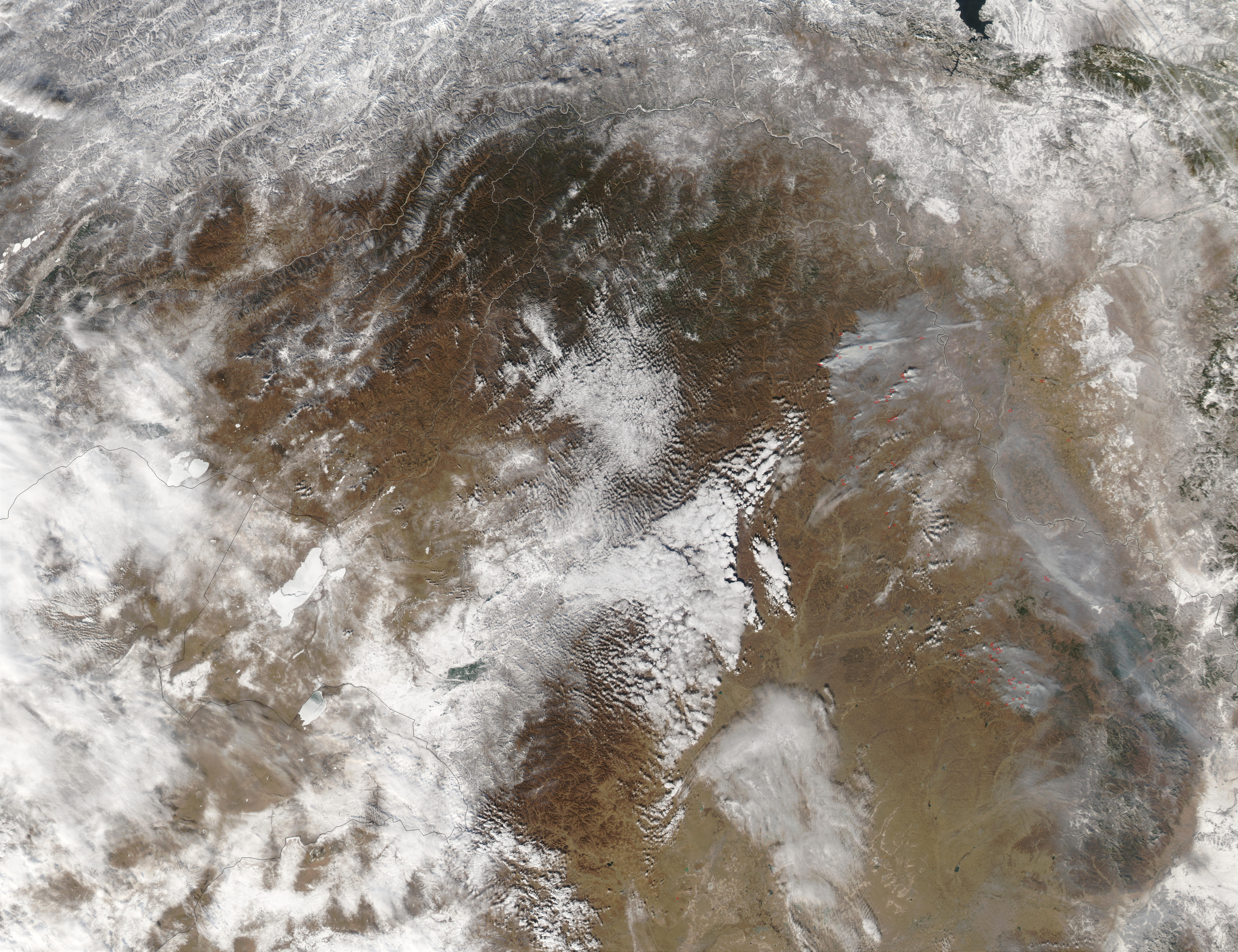 Late-Season Fires near Amur River - related image preview