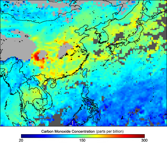 Pollution over China - related image preview