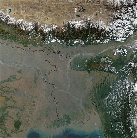 Pollution over Bangladesh and India - related image preview