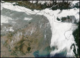 Pollution over Bangladesh and India