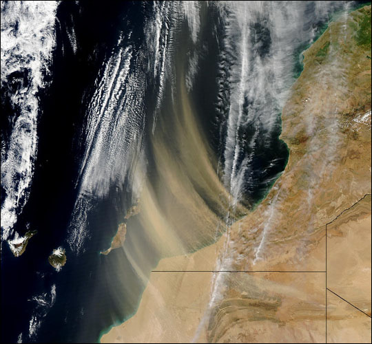 Dust Storm over Morocco