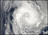 Cyclone Crystal Approaches Mauritius