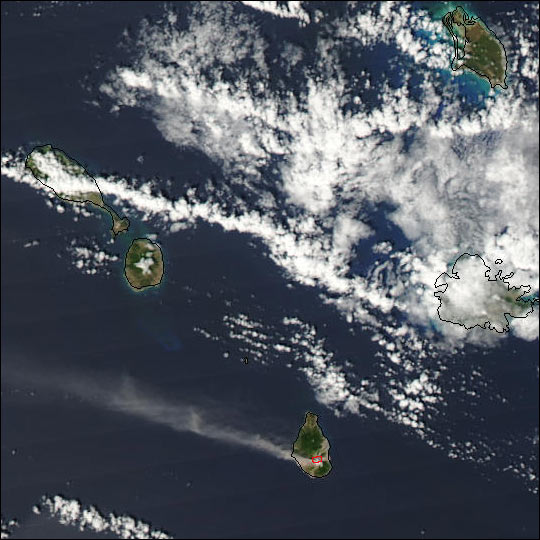 Eruption of Soufriere Hills, Montserrat