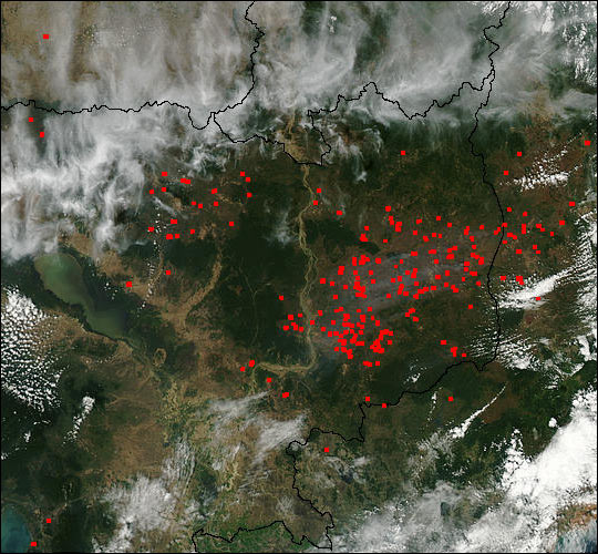 Fires in Southeast Asia